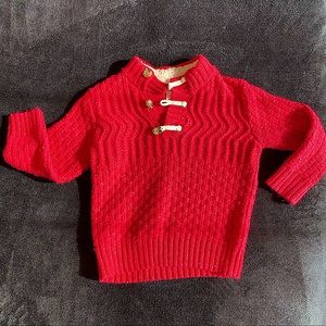 Red Boys Cat & Jack 4T Pullover sweater
